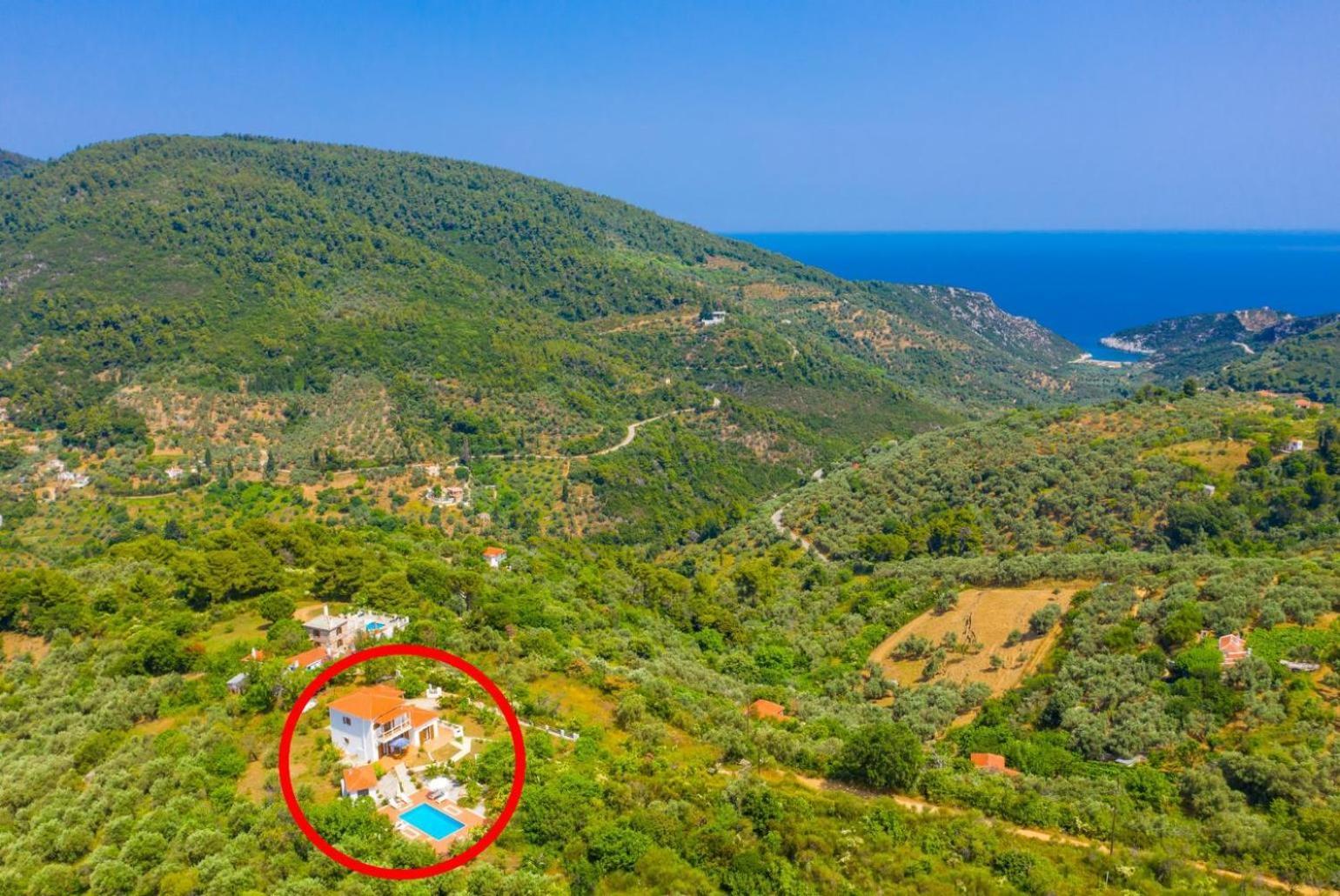 Villa Glafki Panormos  Εξωτερικό φωτογραφία